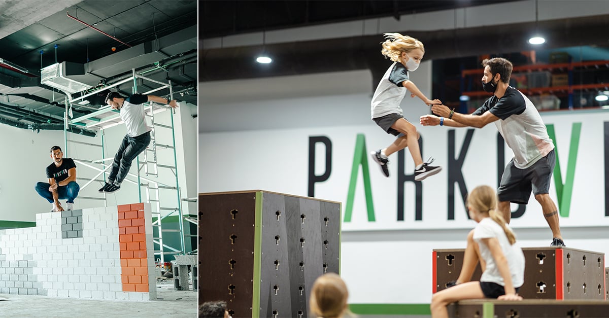 Parkour training
